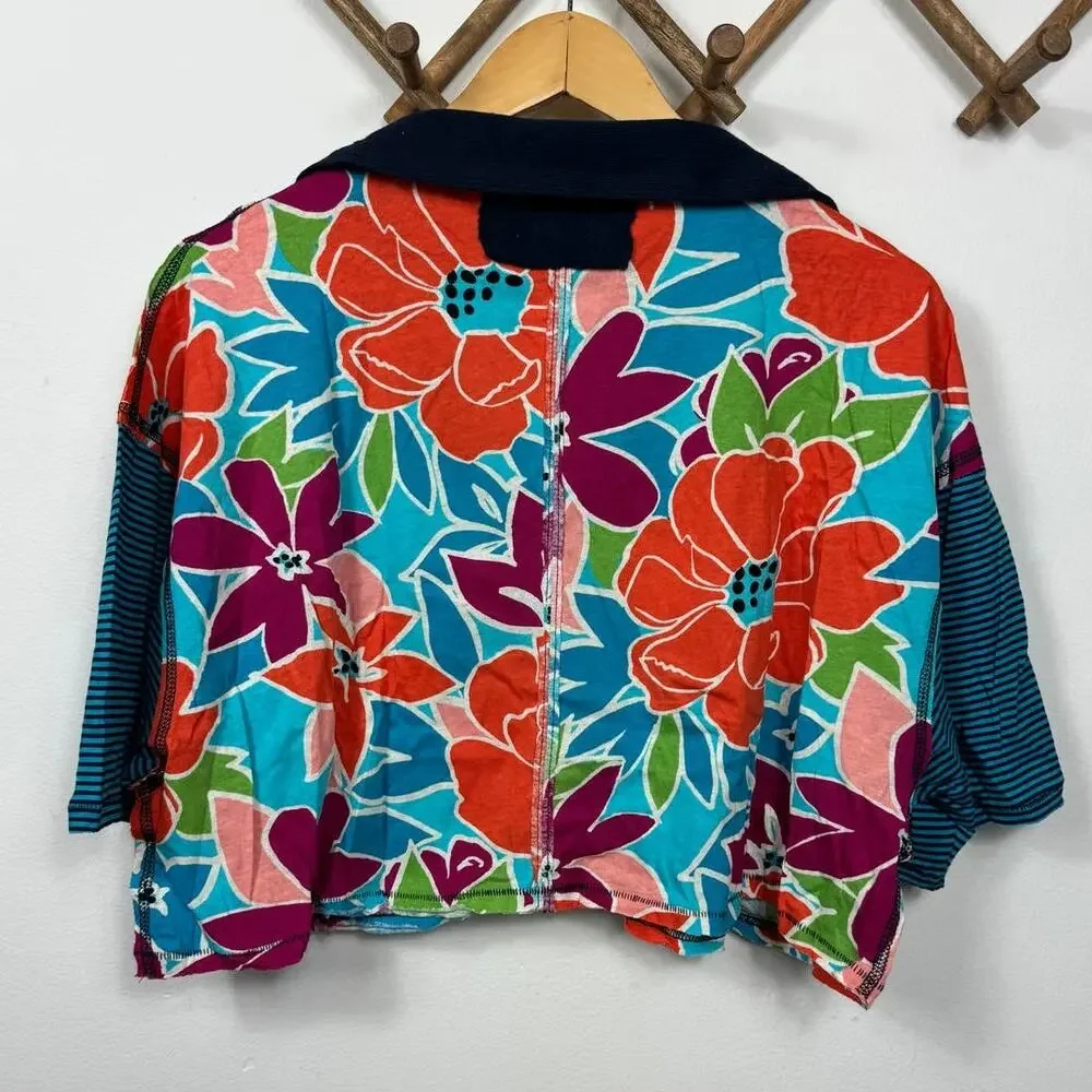 New Free People On A Boat Polo in Coastal Combo Size S - Picture 5 of 11